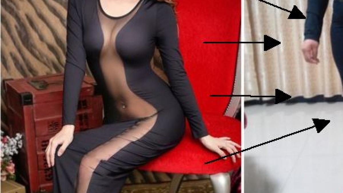 si a comandat de pe internet aceasta rochie dar a avut un soc atunci cand i a venit coletul acasa