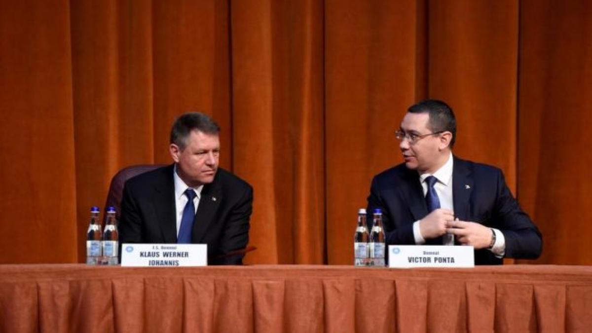 iohannis isi doreste alt guvern si vrea sa l schimbe pe ponta