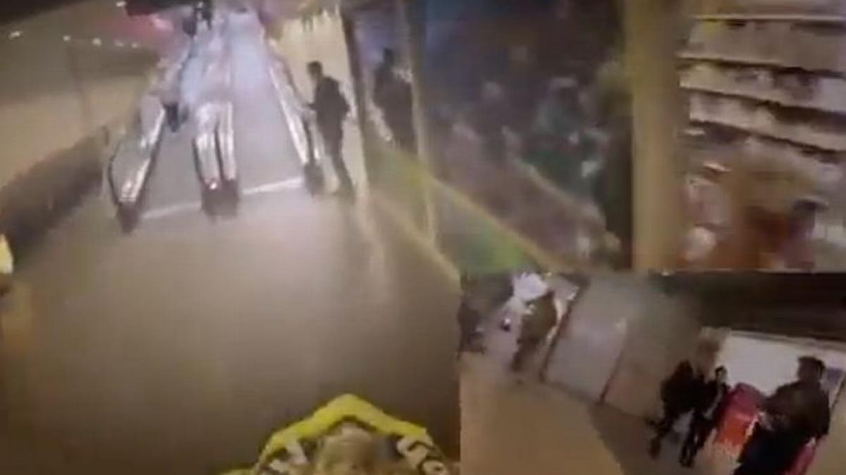 un adolescent a fost arestat in polonia dupa ce s a plimbat cu motocicleta intr un mall