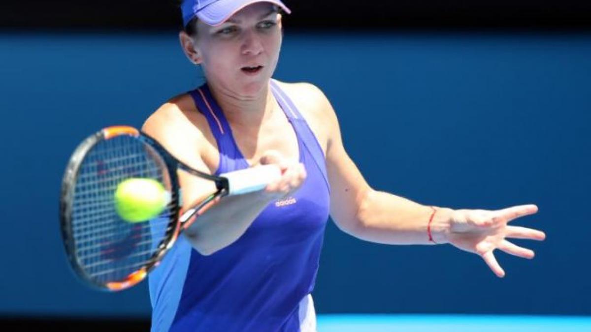 simona halep lovitura zilei la indian wells potrivit wta video