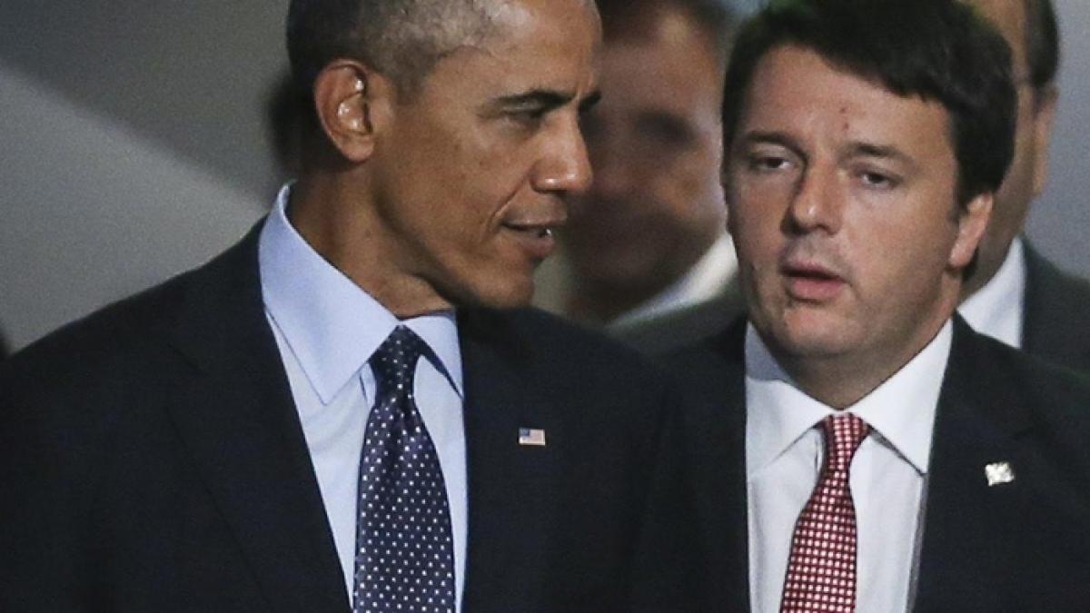 obama se va intalni cu matteo renzi la casa alba