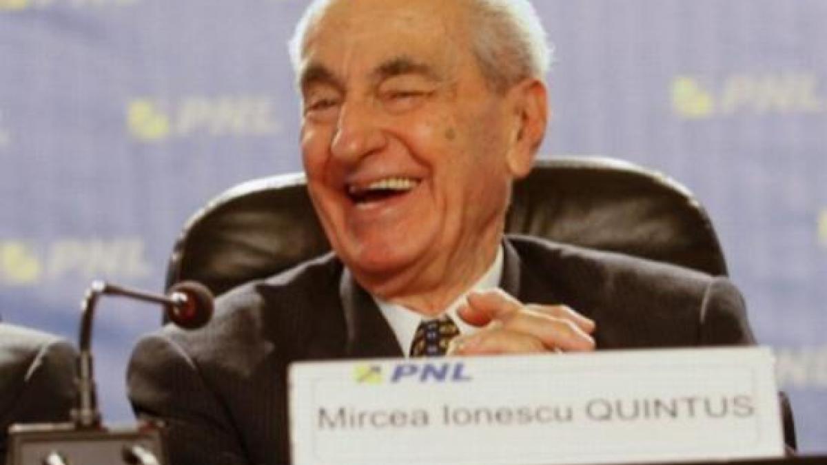 presedintele de onoare al pnl mircea ionescu quintus sarbatorit la 98 de ani