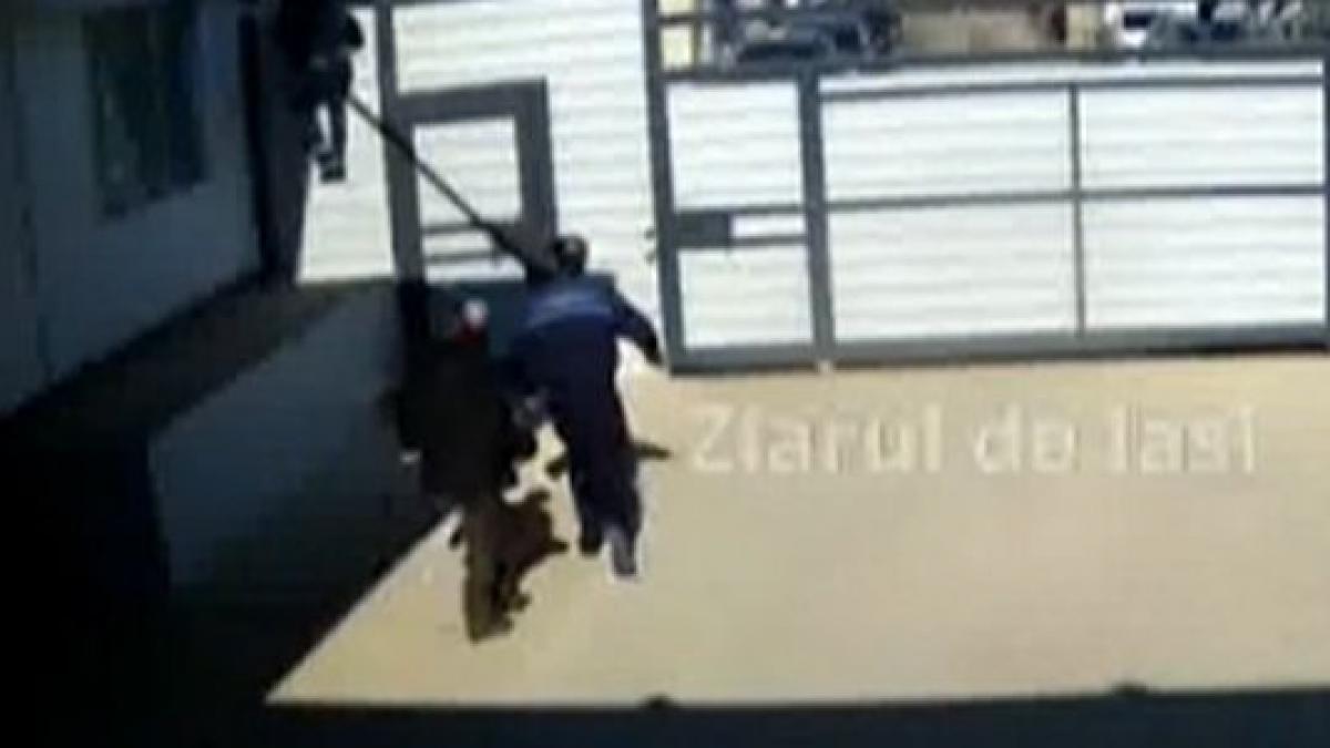 filmul evadarii celor doi detinuti de la curtea de apel iasi video