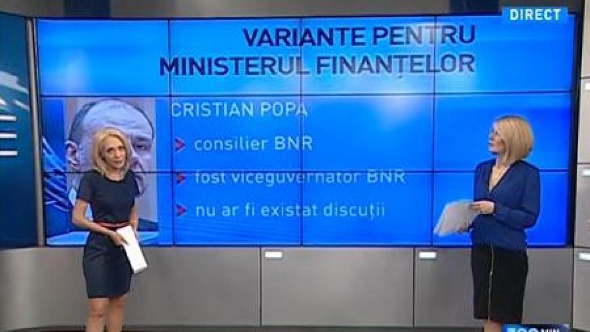 100 de minute variante pentru ministerul finantelor