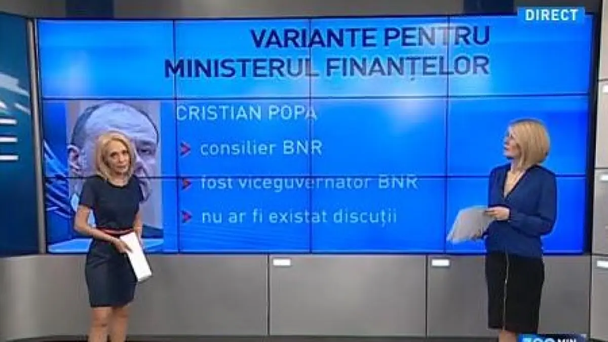 100 de minute variante pentru ministerul finantelor