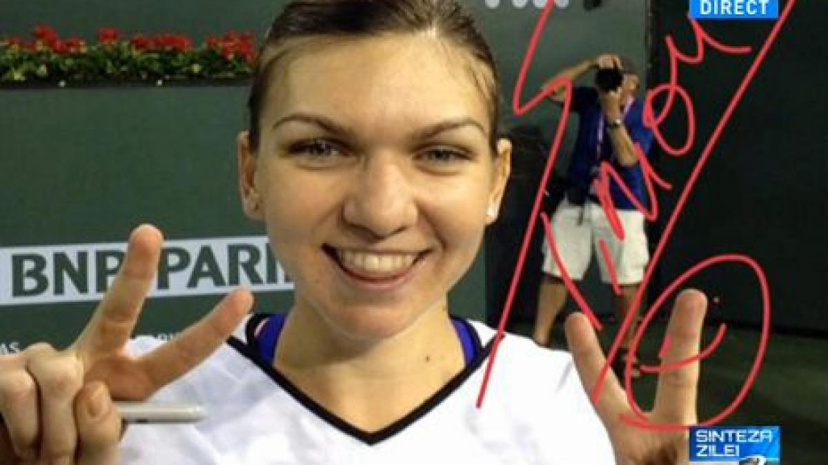 simona halep victorie in finala de la indian wells