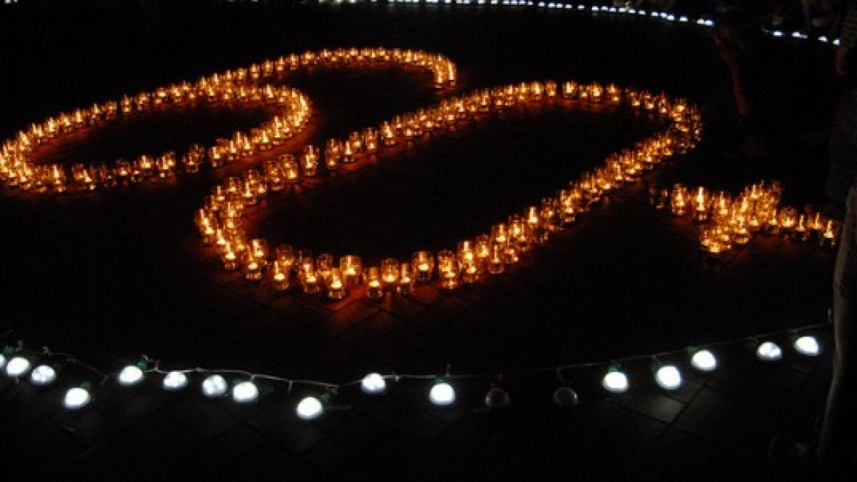 lumini stinse pentru salvarea planetei gest simbolic de impotrivire la risipa de energie la poluare