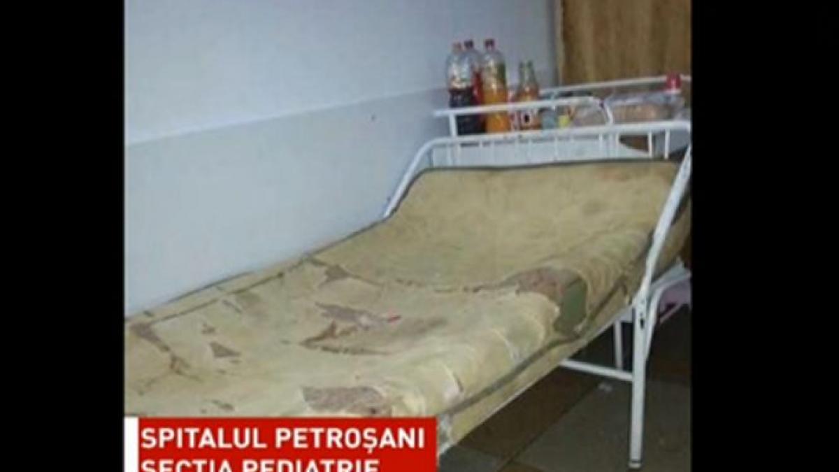 spitalele din romania cum arata sectia unde se trateaza copii la spitalul din petrosani