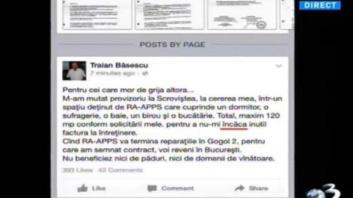 mircea badea despre cum evita basescu incacarea la intretinere