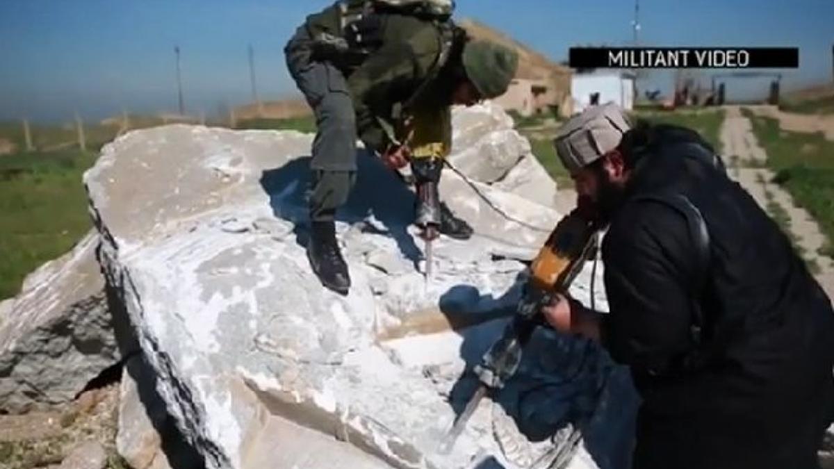 gruparea terorista stat islamic a distrus numeroase monumente din irak vestigiile datau de 3 000 de