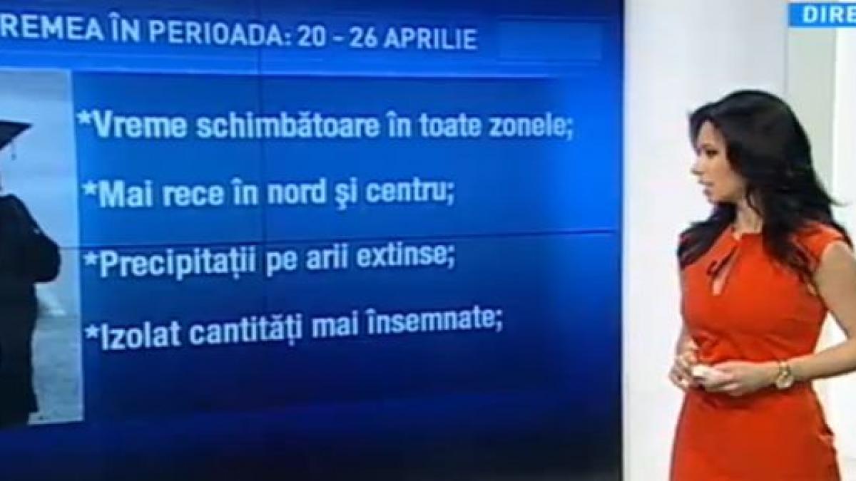 vreme capricioasa in urmatoarele doua saptamani va ploua pe arii extinse