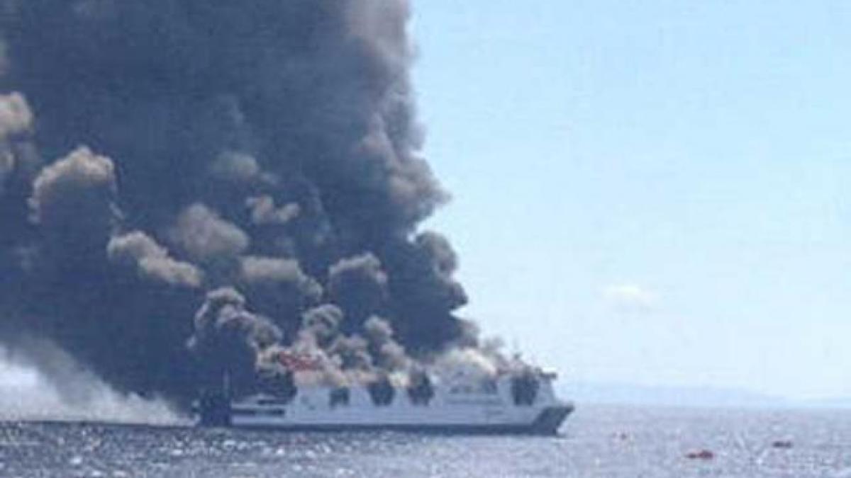 mae cei 6 romani care se aflau pe nava la bordul careia a izbucnit un incendiu au fost salvati in