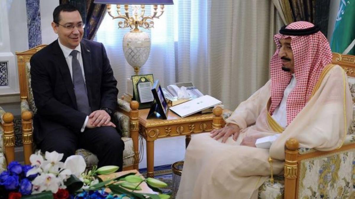 premierul ponta si a inceput turneul in tarile arabe