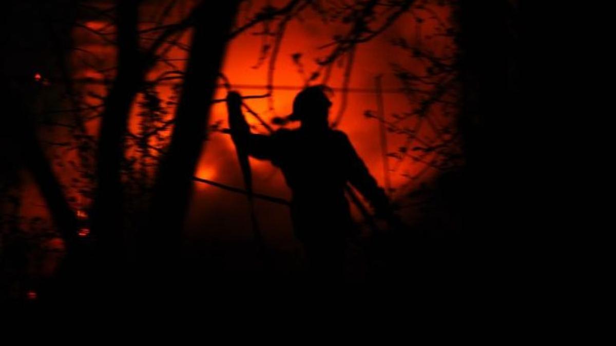 incendiu puternic in aceasta dimineata langa bucuresti