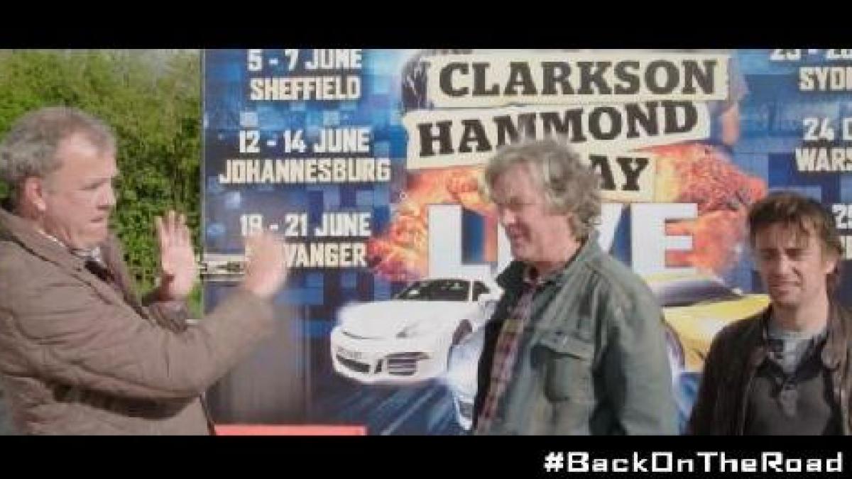 primul trailer pentru emisiunea clarkson hammond and may live