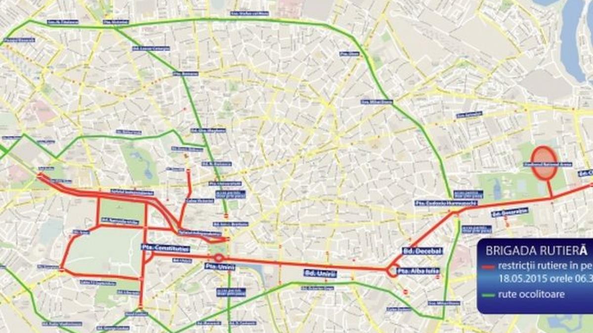 restrictii de trafic in capitala la sfarsit de saptamana vezi rutele ocolitoare recomandate de