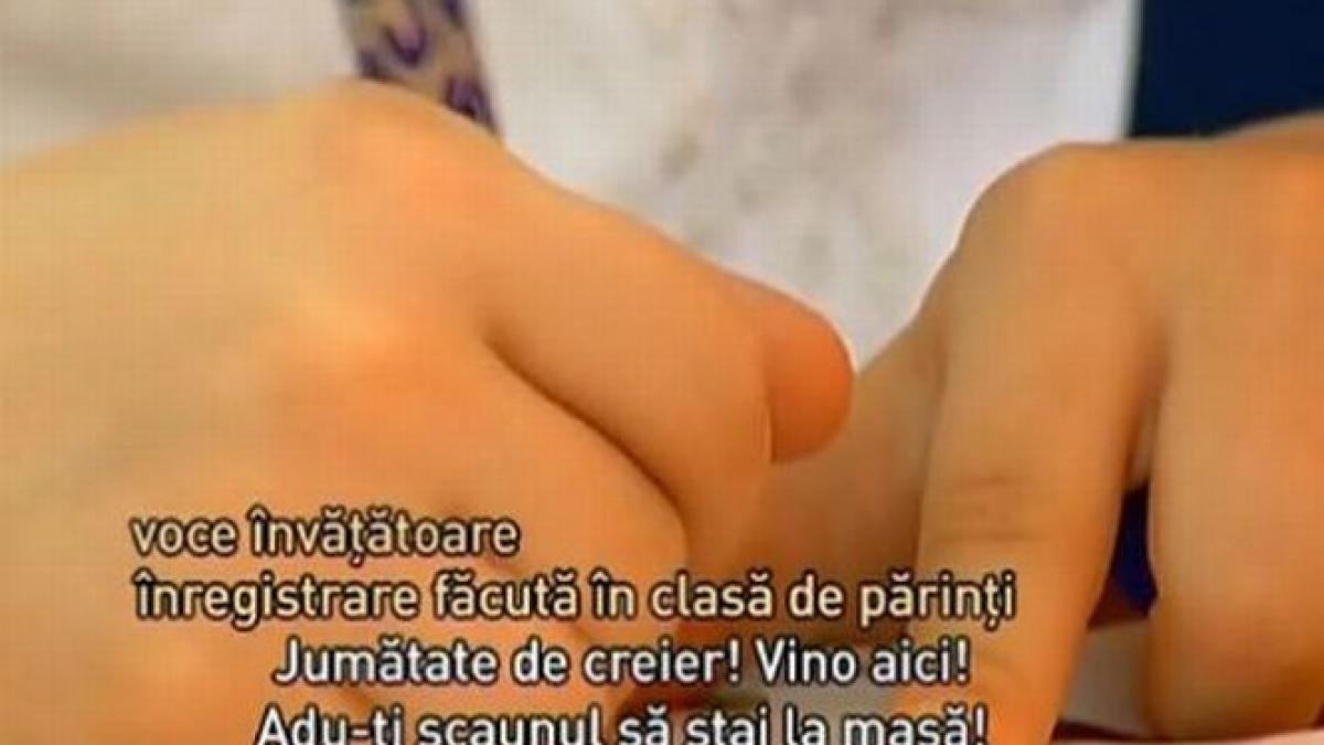 invatatoarea agresiva care isi umilea elevii spunandu le jumatate de creier audiata la politie