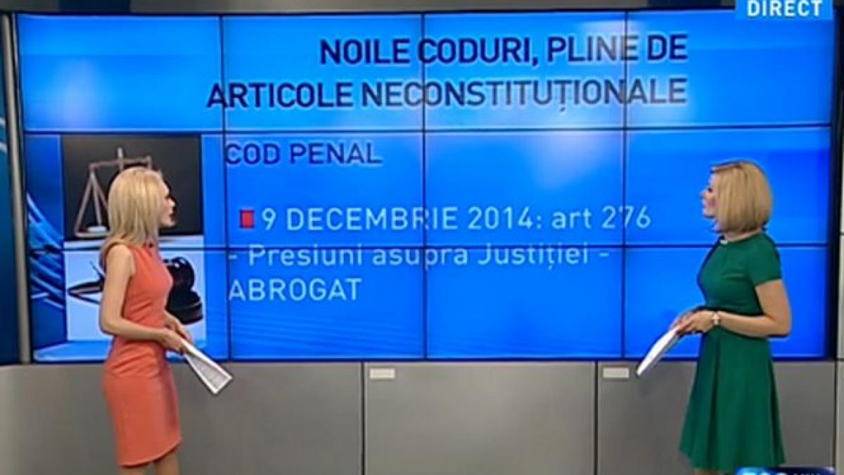 100 de minute zeci de articole din codurile penale neconstitutionale