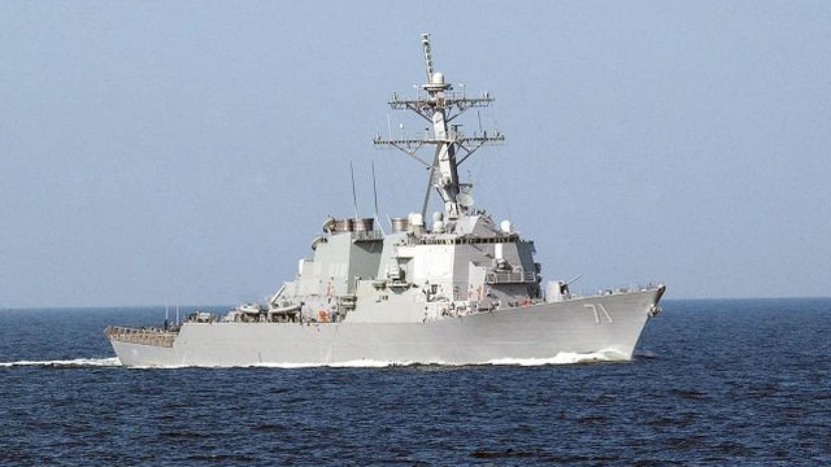 distrugatorul american uss ross va intra in marea neagra pentru a promova pacea si stabilitatea in