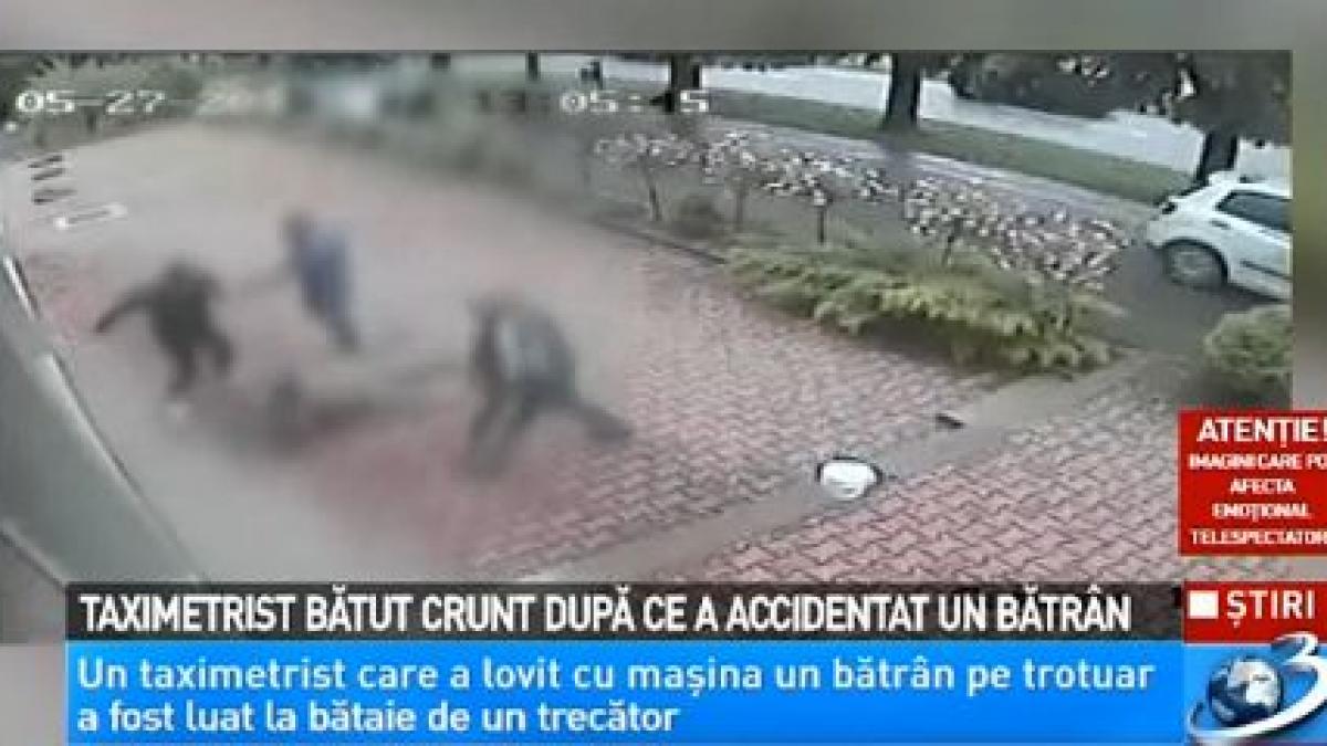 taximetrist batut crunt dupa ce a accidentat un batran video