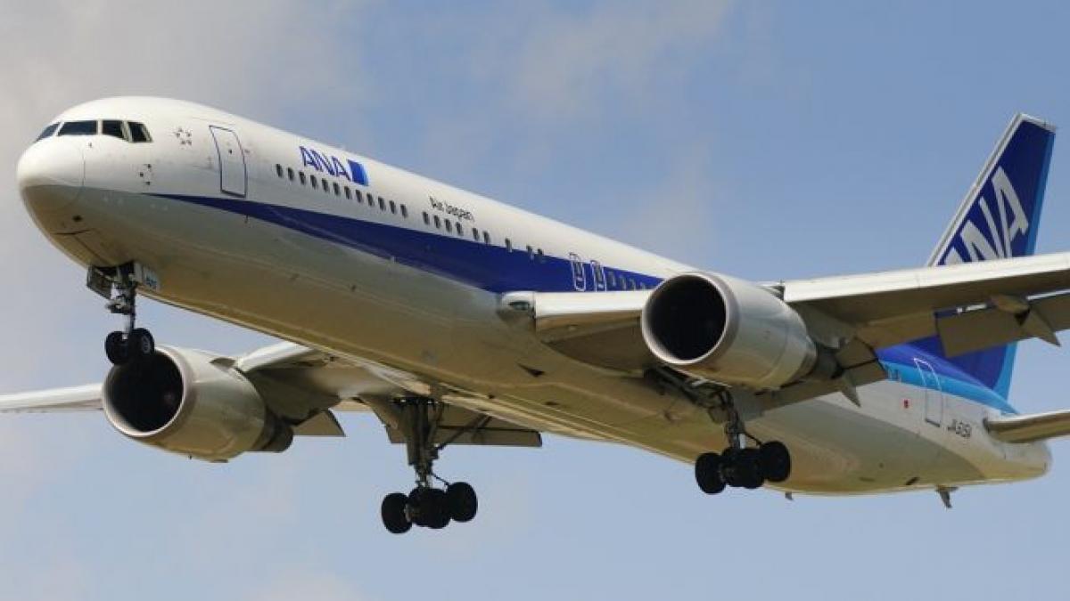 un avion de pasageri japonez a aterizat de urgenta in okinawa