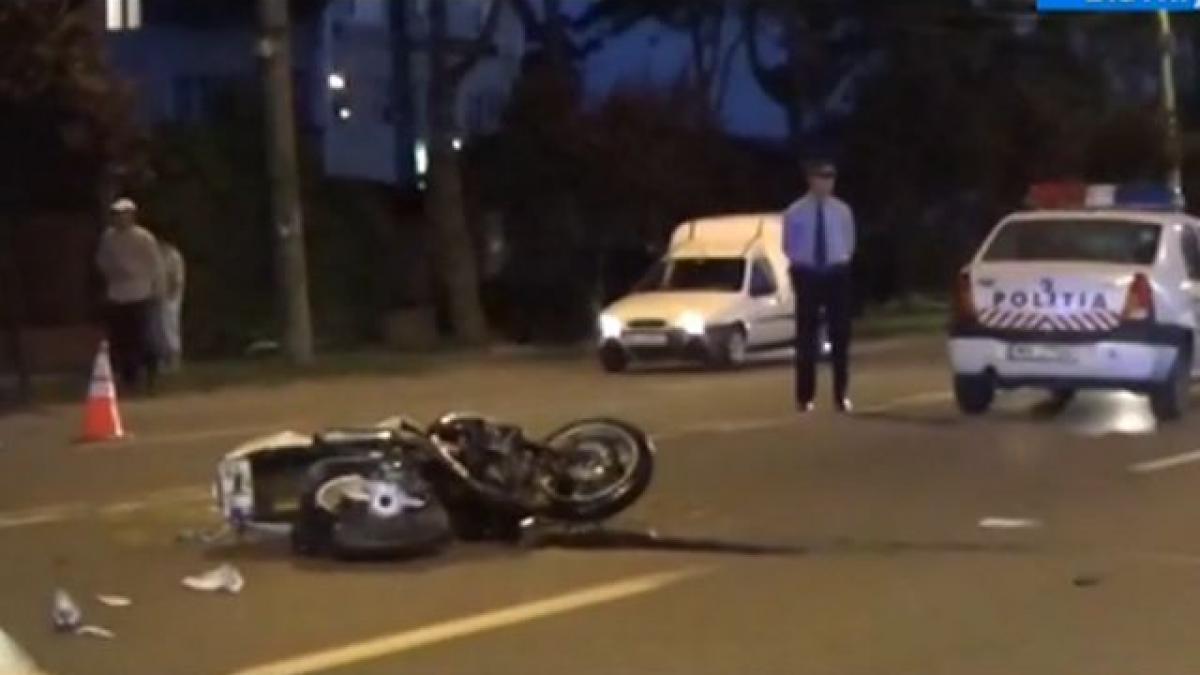 tanar de 24 de ani motociclist fara permis se zbate intre viata si moarte in urma unui cumplit