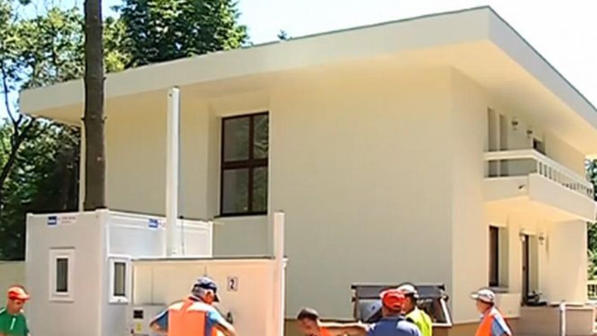 basescu verifica vila din cartierul primaverii inainte de mutare
