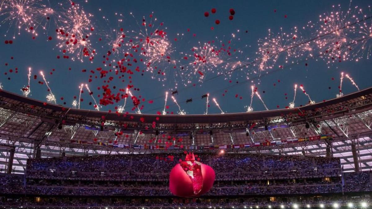 a inceput prima editie a jocurilor europene ceremonie de deschidere fastuoasa pe stadionul olimpic
