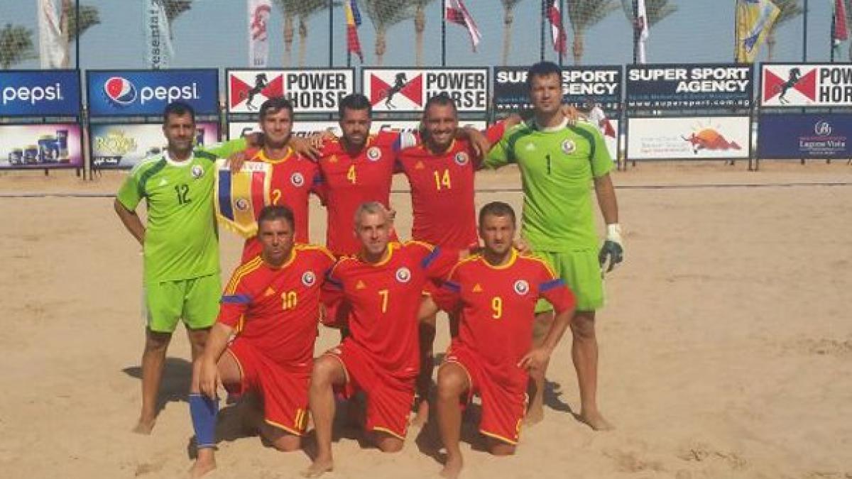 romania a terminat pe locul 4 turneul de fotbal pe plaja din egipt