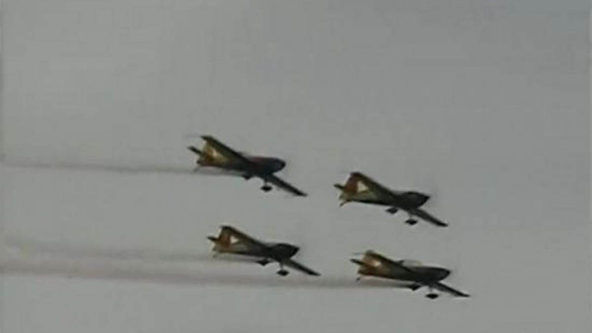 antrenamentele finale pentru show ul aviatic al anului