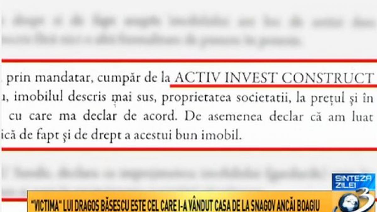 sinteza zilei cine este victima lui dragos basescu