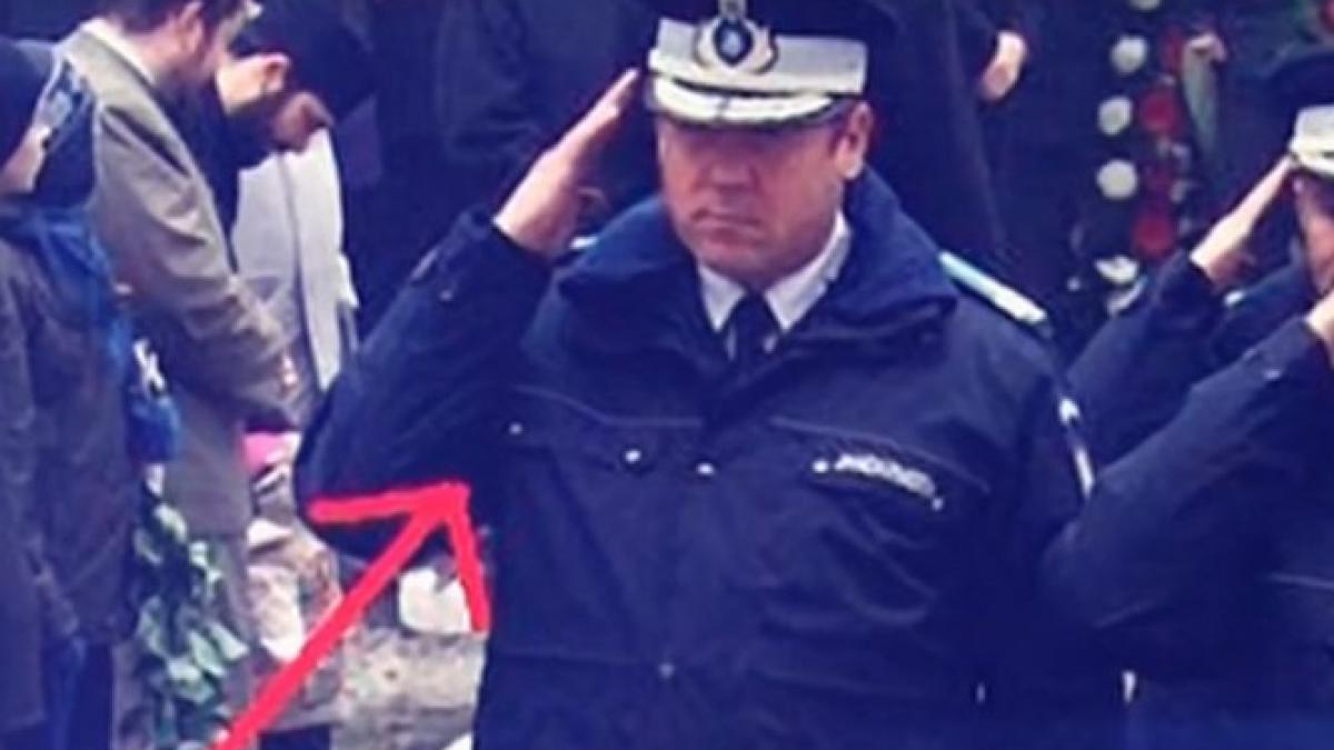 seful jandarmilor si a etalat barbatia la moastele sfintei parascheva