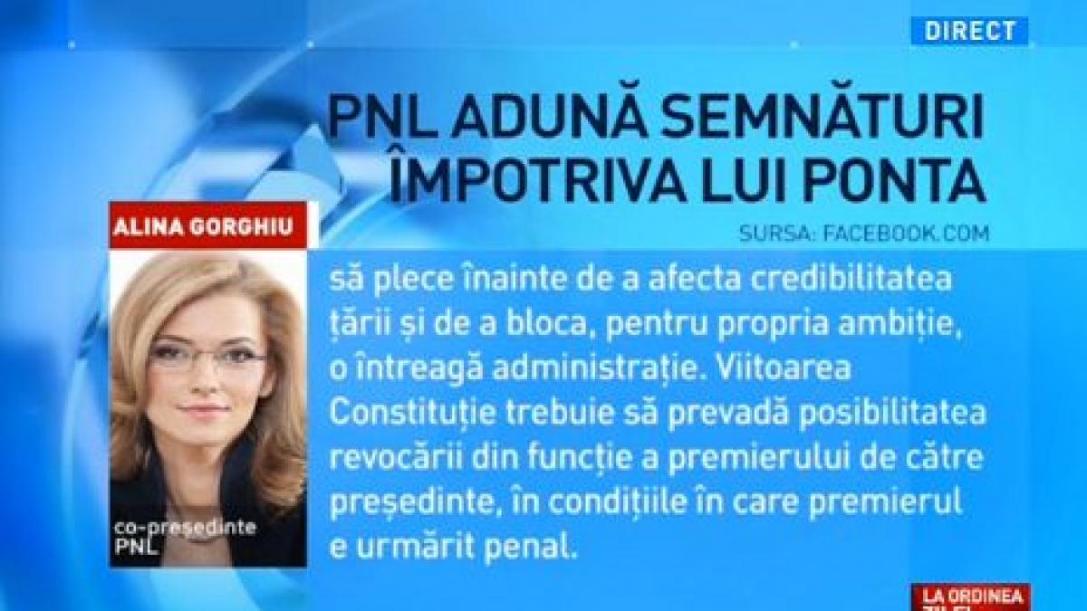 pnl strange semnaturi pentru demiterea lui victor ponta