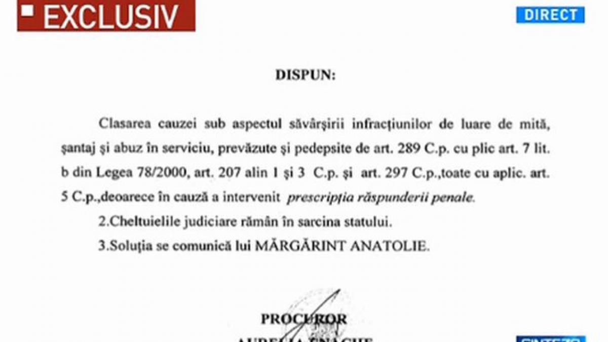 sinteza zilei documentul care arata cum a fost spalat procurorul emilian eva