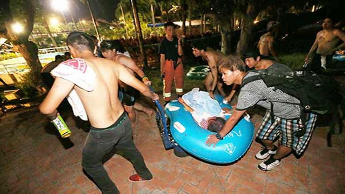 incendiu de proportii la un water park din taiwan peste 500 de persoane au fost ranite