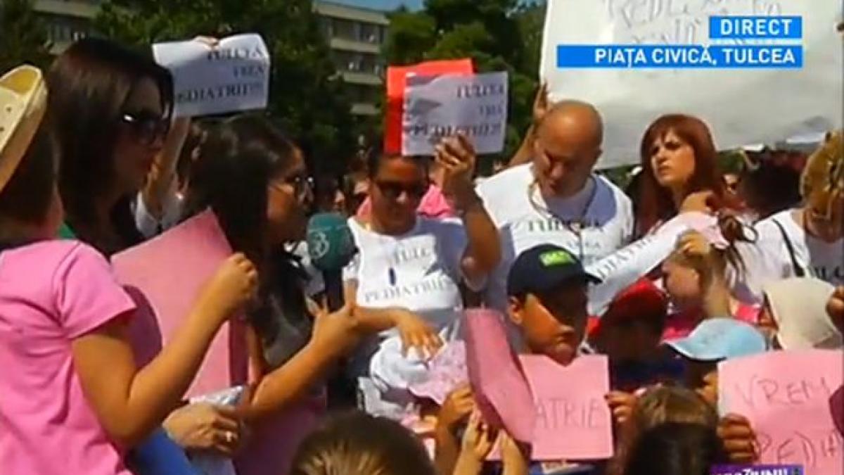 fii la putere sute de oameni au iesit in strada la tulcea si cer redeschiderea spitalului