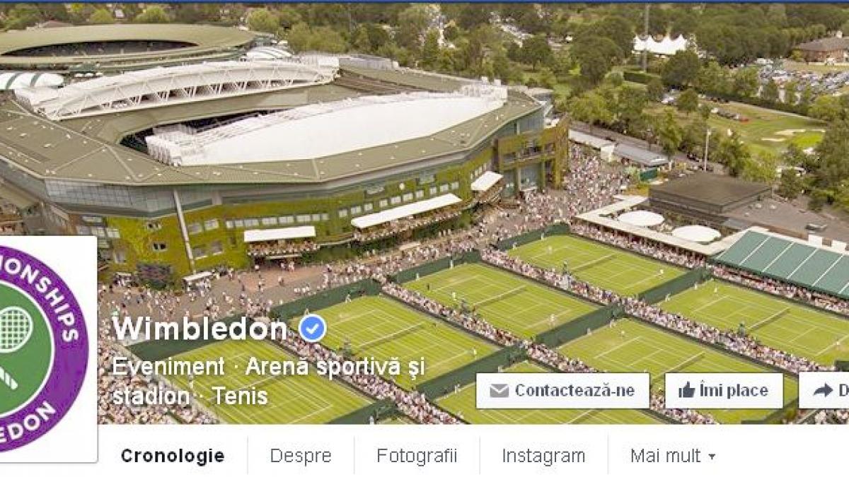 wimbledon turneul de grand slam cu cei mai multi fani pe retelele de socializare
