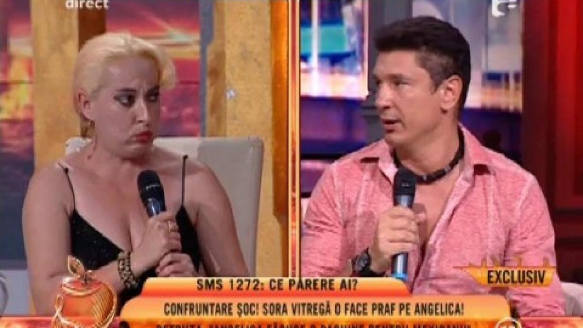 bataie in platoul un show pacatos angelica constantin a sarit sa l bata pe luis lazarus