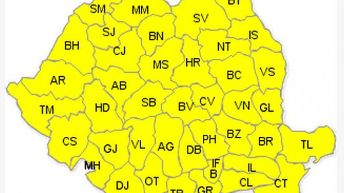 cod galben de canicula in toata tara temperaturile vor atinge 38 de grade