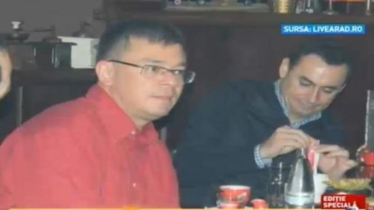 editie speciala cum au sarbatorit basistii inscaunarea lui ungureanu la sie