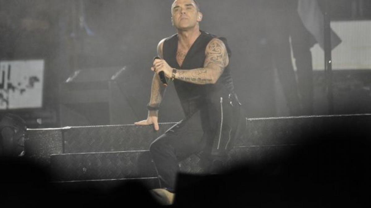 robbie williams paraseste romania dupa un megaconcert