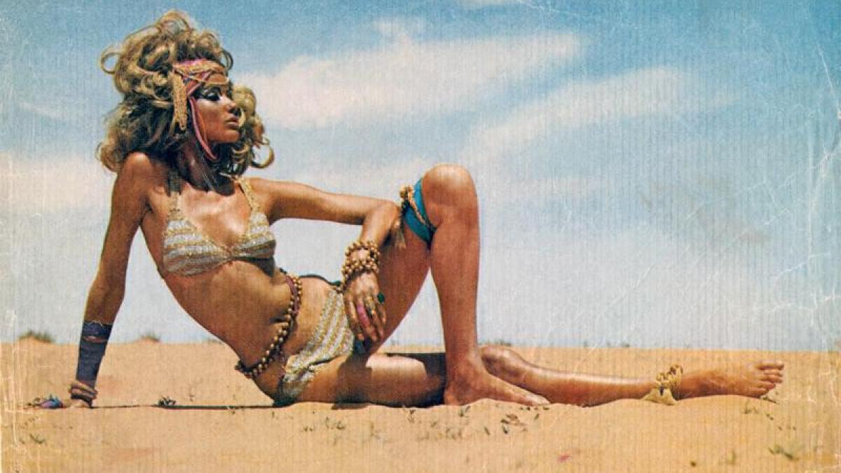 veruschka un cameleon in moda