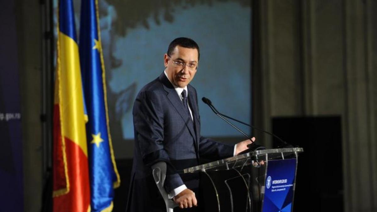mesajul lui victor ponta in legatura cu situatia critica de la televiziunea romana