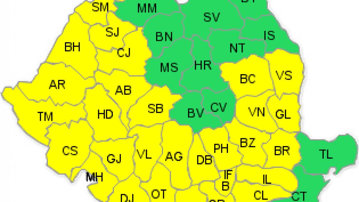 meteorologii au emis un nou cod galben de canicula vezi zonele vizate