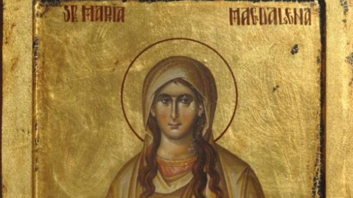 crestinii o cinstesc azi pe maria magdalena femeia posedata de demoni care il urmeaza pe iisus