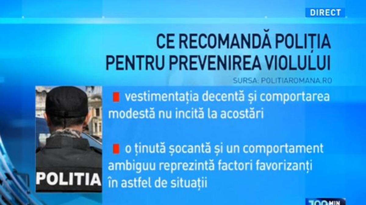 mugur ciuvica sfaturile politiei pentru prevenirea violului arata o recunoastere a neputintei