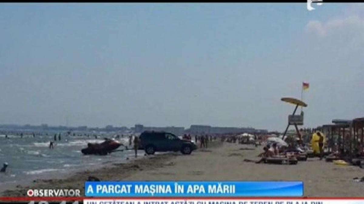 tupeu colosal unde si a parcat un sofer masina