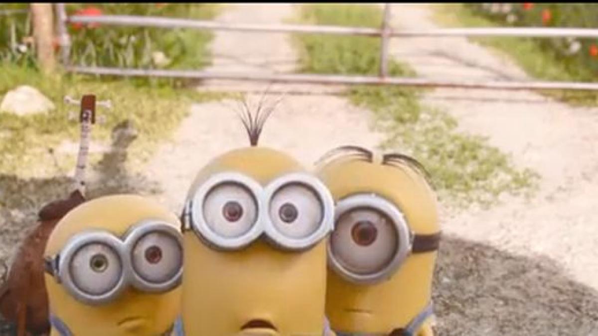 un teribil minion i a salvat viata unei fetite care a cazut de la etaj