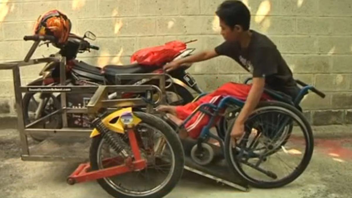 a fost inventata motocicleta pentru persoane cu dizabilitati