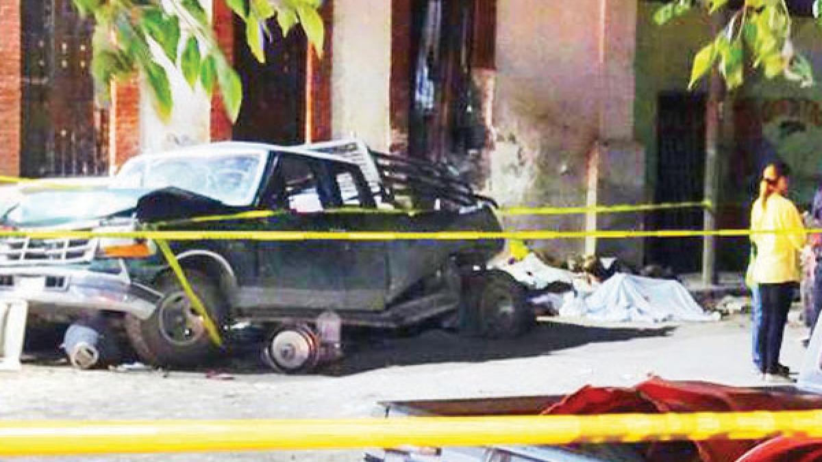 un camion a ramas fara frane si a facut prapad